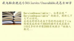 ô,ҵԳ503 Service Unavailableô